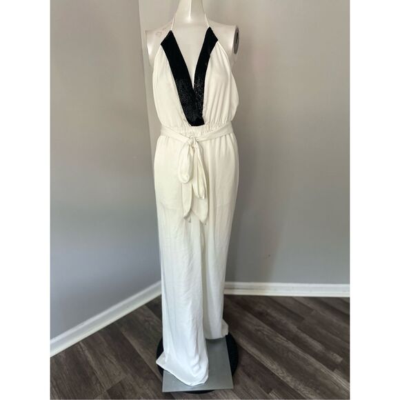 Ramy Brook Kayla Bead-Embellished Sleeveless Jumpsuit - Picture 5 of 11